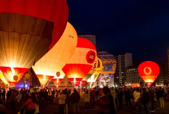 Serán alrededor de ocho y 10 globos los que tendrán presencia.