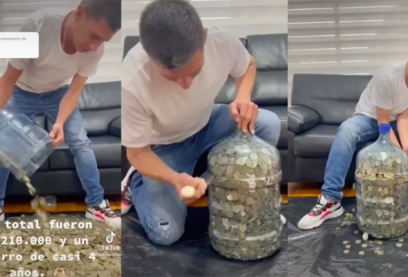 La pareja logr&oacute; reunir poco m&aacute;s de 35 mil pesos mexicanos Cr&eacute;ditos: Captura de video 