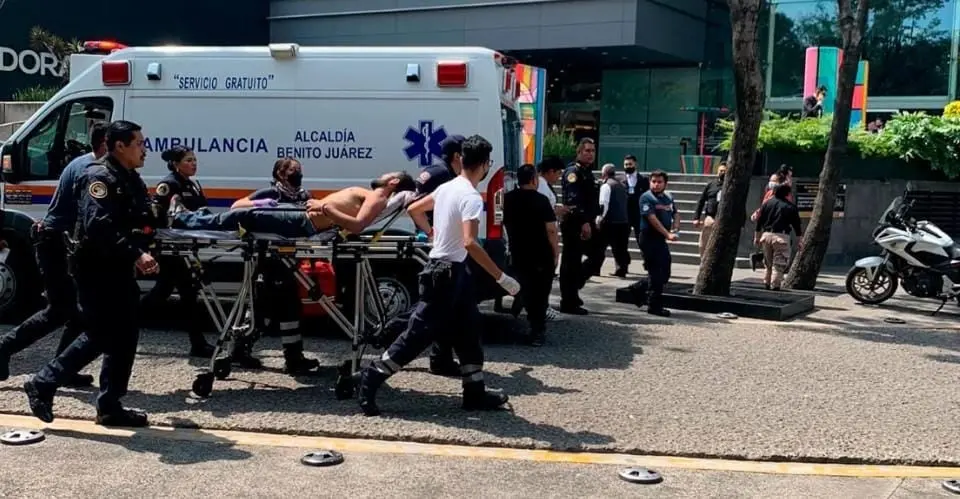 Durante la balacera, un elemento de la SSC resultó lesionado Créditos: Especial Durante la balacera, un elemento de la SSC resultó lesionado Créditos: Especial