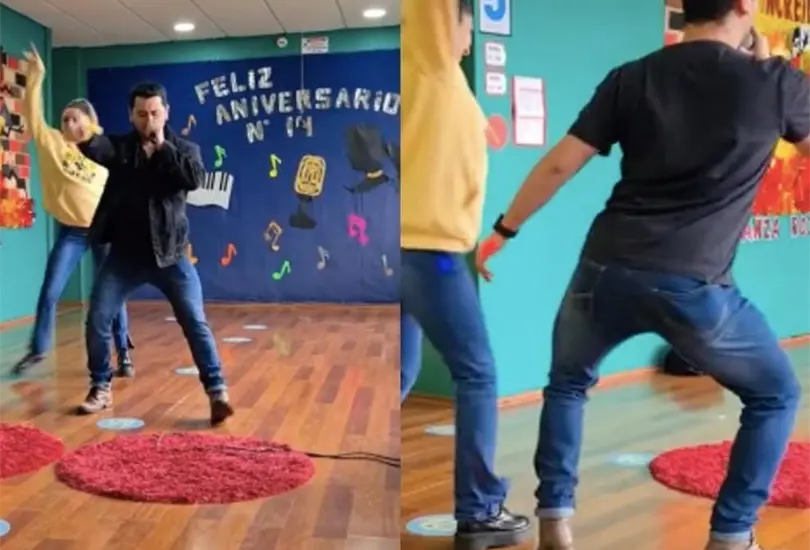El baile de los pap&aacute;s caus&oacute; furor en redes sociales Cr&eacute;ditos: Captura de pantalla 