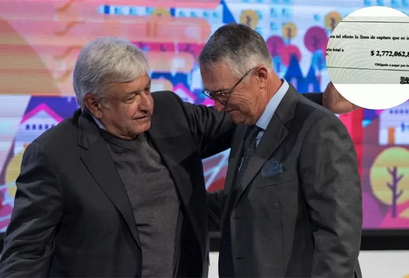 AMLO revel&oacute; que Salinas Pliego pag&oacute; su deuda al SAT. 