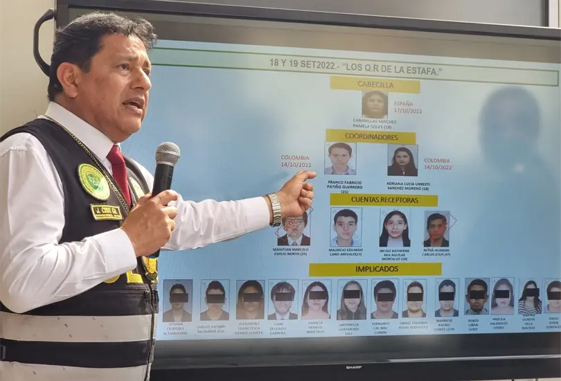 Se trata de Pamela Cabanillas Soley, joven identificada como presunta cabeza del grupo criminal Los QR de la Estafa, quienes habr&iacute;an estafado a m&aacute;s de 7 mil personas con boletos falsos para el concierto del reguetonero