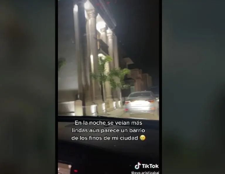 Turista confunde panteón con un barrio fino (TikTok)