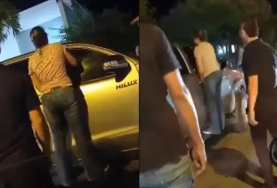 La bochornosa escena de celos quedó registrada en video Créditos: Captura de pantalla La bochornosa escena de celos quedó registrada en video Créditos: Captura de pantalla