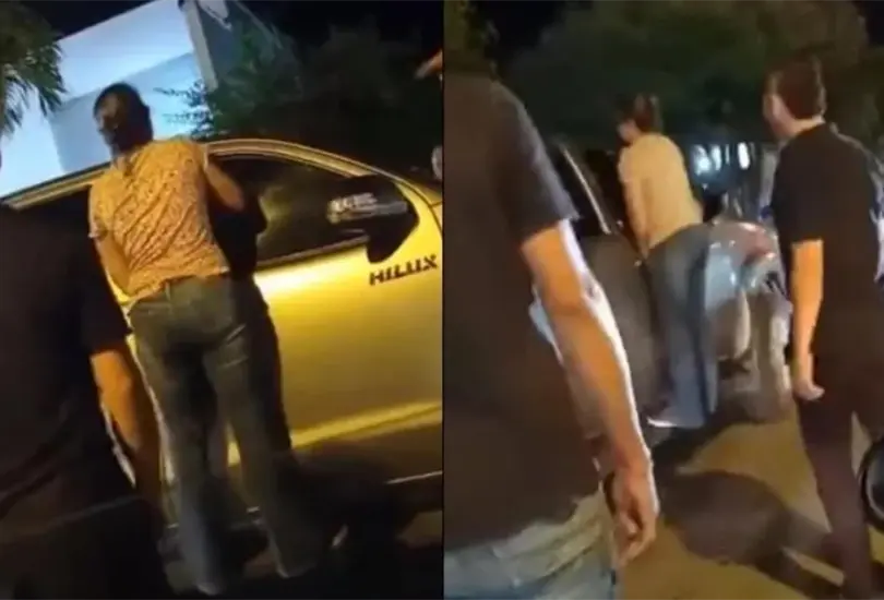 La bochornosa escena de celos quedó registrada en video Créditos: Captura de pantalla La bochornosa escena de celos quedó registrada en video Créditos: Captura de pantalla