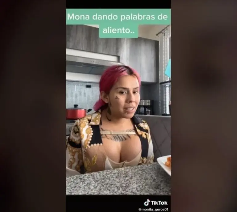 Critican a Mona por mensaje a fan que tiene cáncer (TikTok)