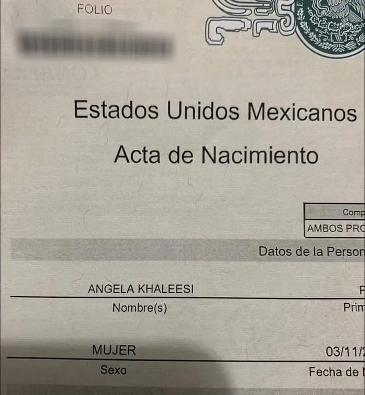 Games of Thrones al registro civil: nombran a ni&ntilde;a como personaje de la serie en Tamaulipas