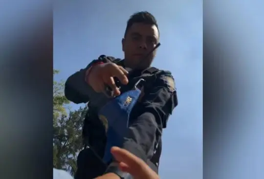 El video fue captado por el mismo afectado Créditos: Especial 