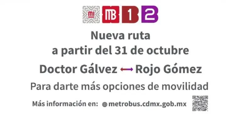 La nueva ruta del Metrobús conectará dos líneas. Foto Instagram (metrobusdela_cdmx).