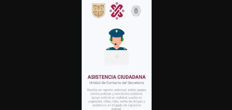 También puedes pedir asistencia ciudadana. Foto: captura de pantalla.