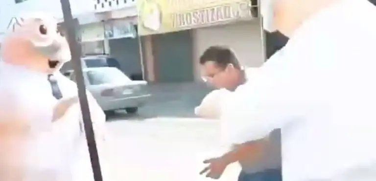 La situación se salió de control. Foto: captura de pantalla.
