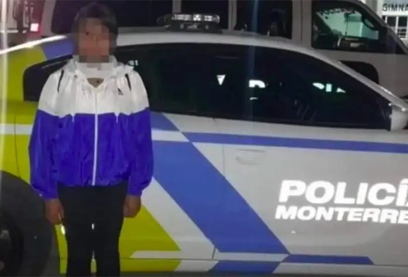 La menor fue auxiliada por la polic&iacute;a de Monterrey Cr&eacute;ditos: Facebook 