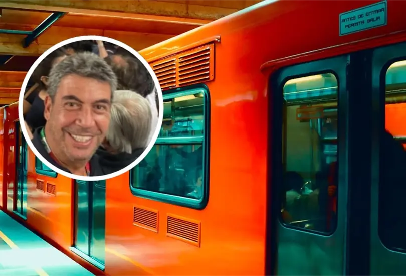 El&iacute;as Ayub en el Metro
