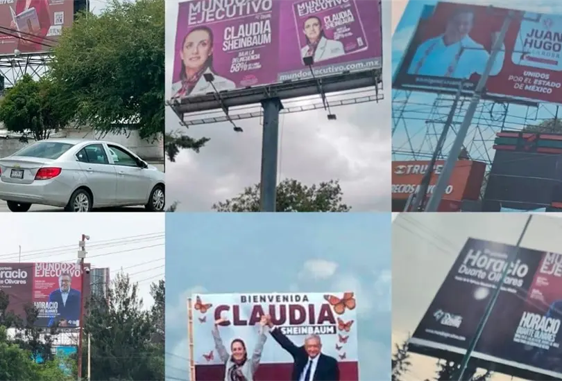Espectaculares en el Estado de M&eacute;xico. 
