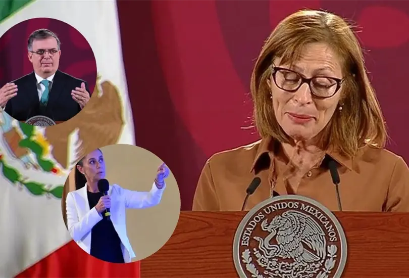 Ebrard y Sheinbaum se despiden de Tatiana Clouthier. Ebrard y Sheinbaum se despiden de Tatiana Clouthier.