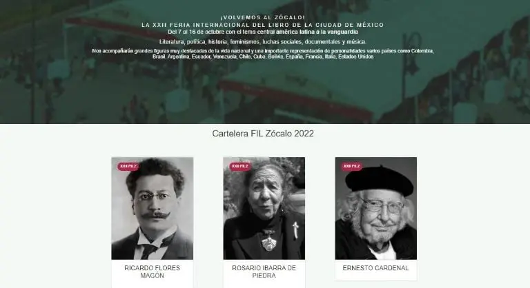 Feria del Libro en el Zócalo de la CDMX. Foto: captura de pantalla.