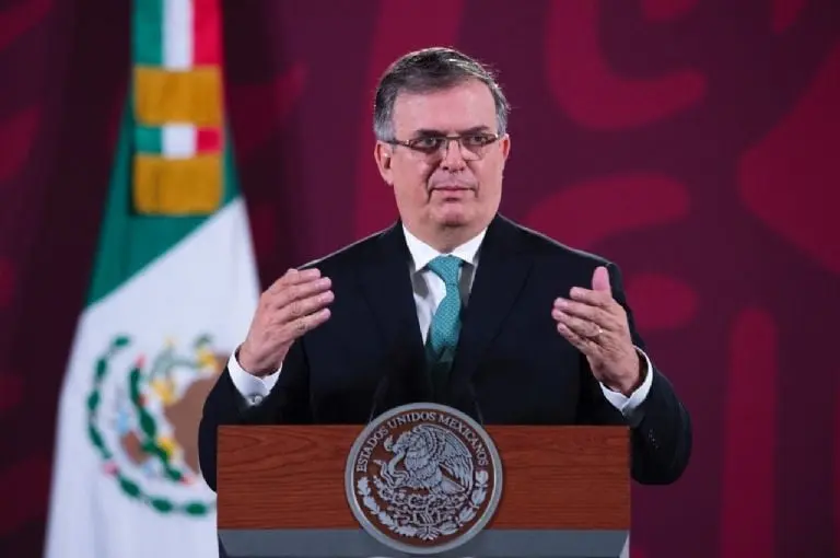 Marcelo Ebrard envió un mensaje a Tatriana Clouthier. Foto: Presidencia.