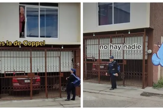 Hombre alerta a una vecina sobre cobradora de Coppel Hombre alerta a una vecina sobre cobradora de Coppel