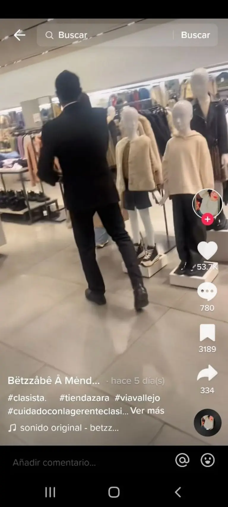 Acusan a gerente de ZARA de clasismo - Tomada de video