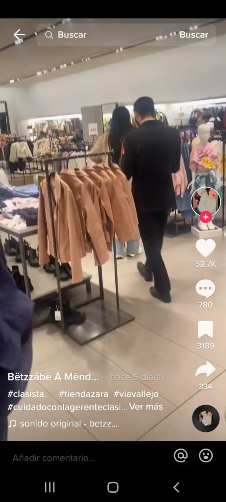 Acusan a gerente de ZARA de clasismo - Tomada de video