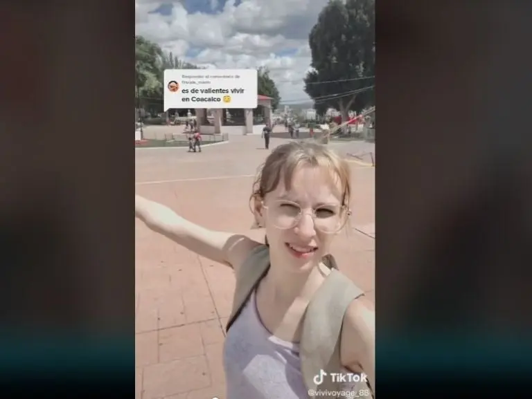 Francesa defiende a Coacalco (TikTok)