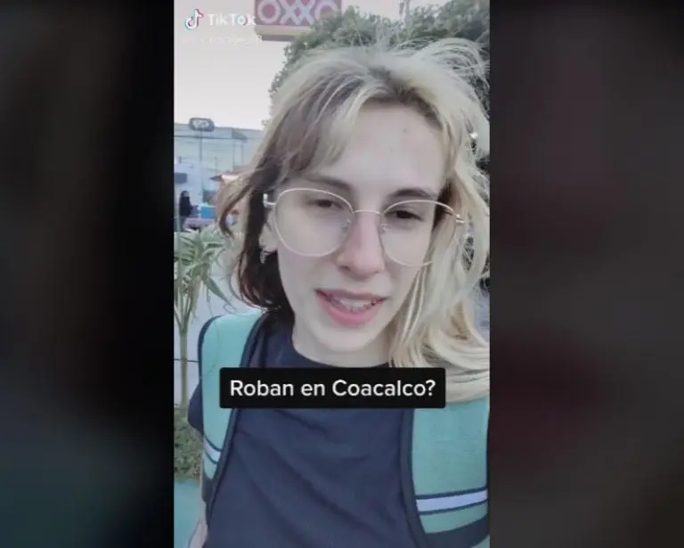Francesa defiende a Coacalco (TikTok)