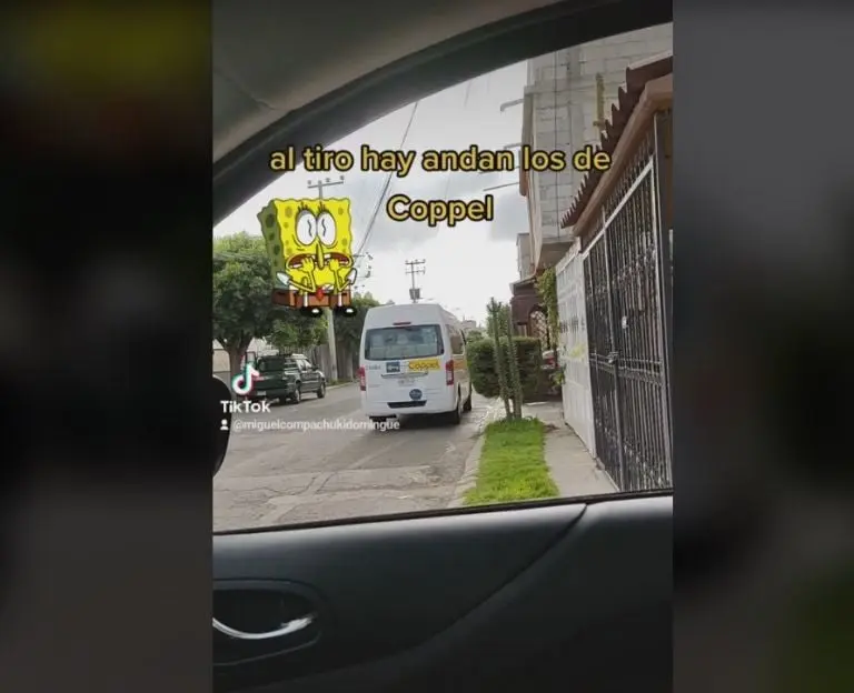 Hombre alerta a una vecina sobre cobradora de Coppel (TikTok)