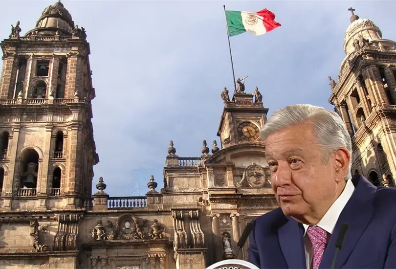 AMLO responde a iglesia tras pol&eacute;mica con el INE. 