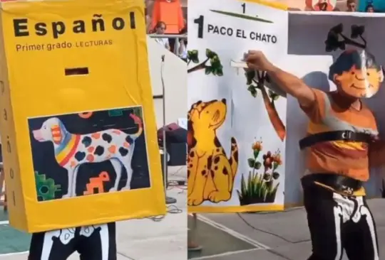 El disfraz del joven causó furor en redes sociales Créditos: TikTok El disfraz del joven causó furor en redes sociales Créditos: TikTok