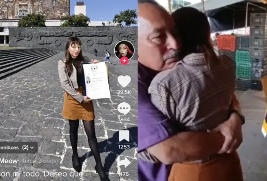 El conmovedor momento se volvió viral en redes sociales Créditos: Captura de pantalla El conmovedor momento se volvió viral en redes sociales Créditos: Captura de pantalla