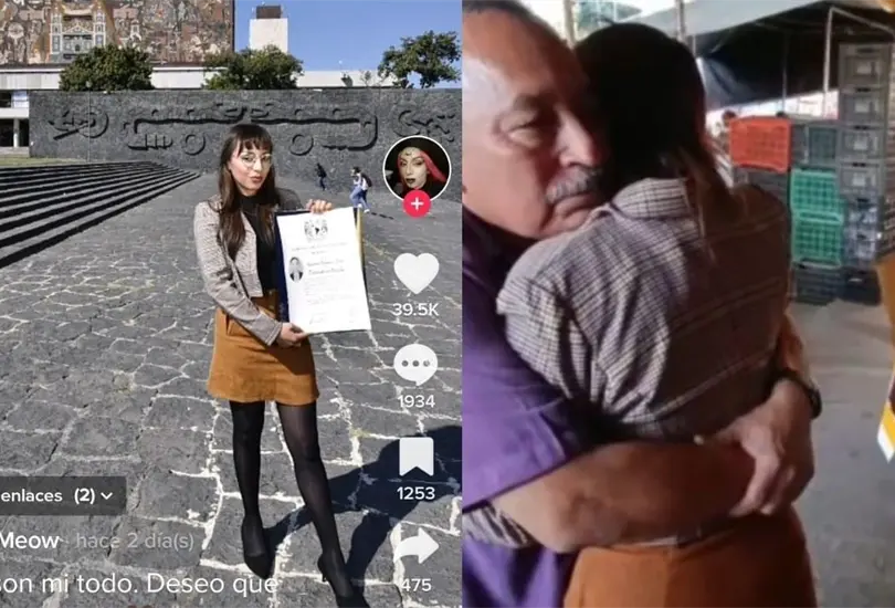 El conmovedor momento se volvi&oacute; viral en redes sociales Cr&eacute;ditos: Captura de pantalla 