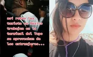 El conductor les cobr&oacute; 2 mil 400 pesos por un viaje de 5 minutos Cr&eacute;ditos: Captura de pantalla 