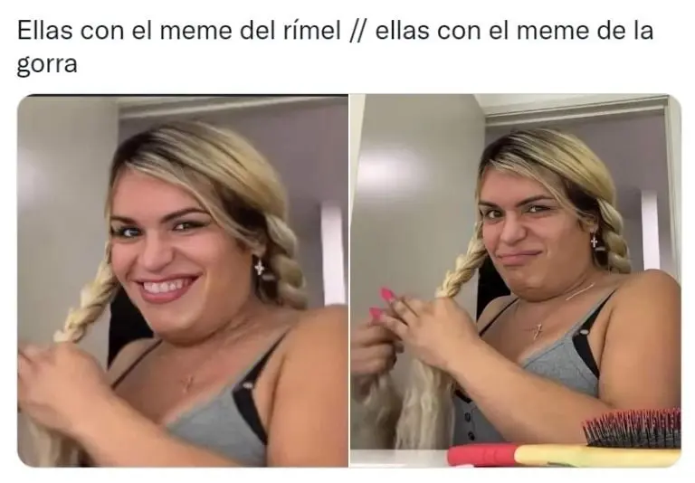 Los memes del rimmel y la gorra (Twitter)
