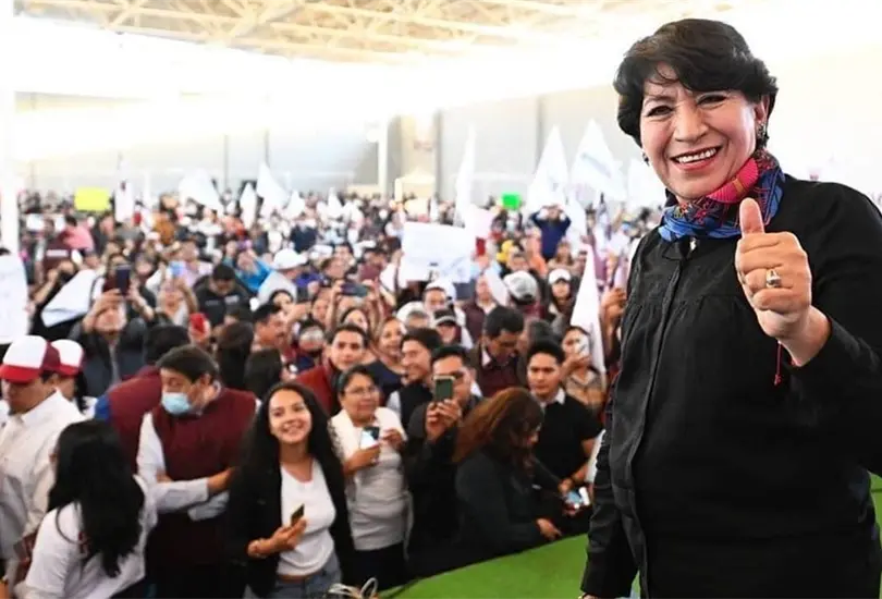 Delfina G&oacute;mez encabeza encuesta en Edomex. 