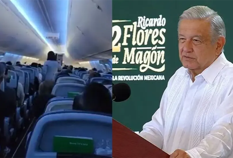 AMLO respondió a la mujer que lo encaró en avión. AMLO respondió a la mujer que lo encaró en avión.