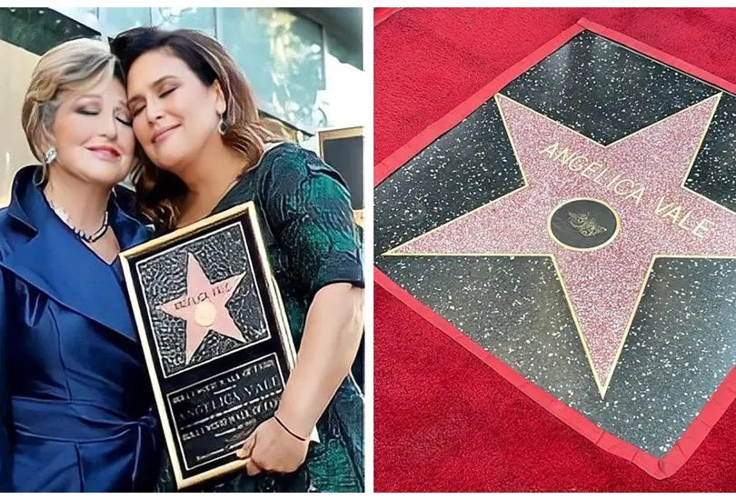 Ang&eacute;lica Vale recibe estrella en el Paseo de la Fama de Hollywood