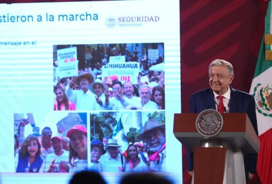 El presidente López Obrador habló sobre la marcha en su contra. 