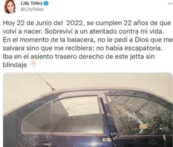 En el 2000, tras su emisión de Hechos 7, y poco tiempo después de presentar su programa en contra de Samuel del Villar, dos hombres le dispararon a su auto con el fin de asesinarla. Pero gracias a la reacción de sus escoltas, no lograron su cometido. Su Jetta recibió ocho impactos de bala y el auto de sus escoltas, 14.