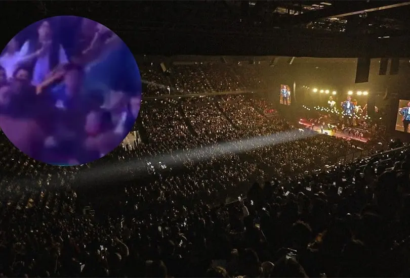 Se desat&oacute; una pelea en concierto de Banda MS. 