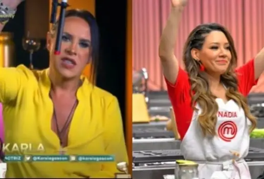 Así fue la impactante amenaza de Karla Sofía Gascón a Nadia en MasterChef Celebrity Créditos: Especial 