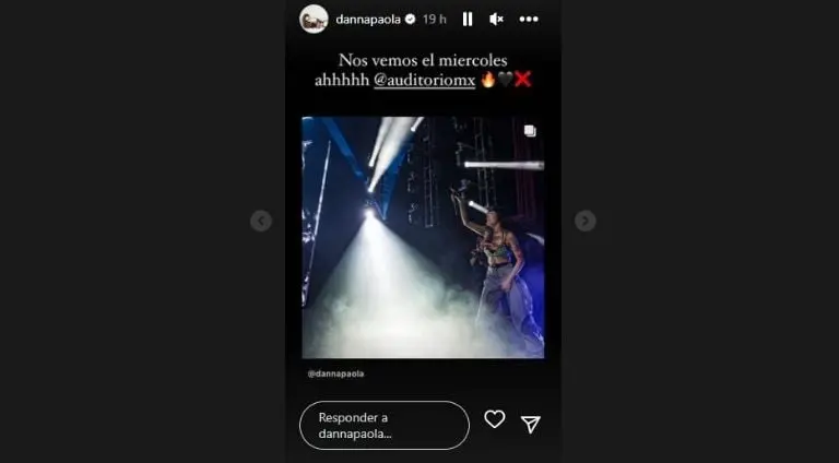 Danna Paola dará un concierto en el Auditorio Nacional. Foto: Instagram (dannapaola).