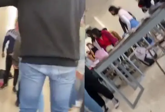 Una madre de familia insultó a los maestros. Una madre de familia insultó a los maestros.