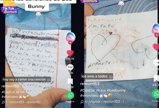 La pequeña le dedicó la canción de Efecto a sus padres sin saber qué significaban los versos La pequeña le dedicó la canción de Efecto a sus padres sin saber qué significaban los versos