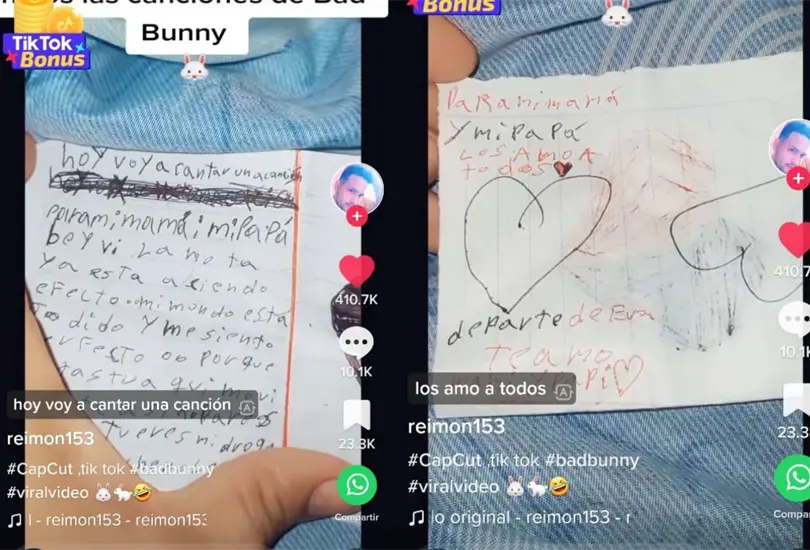 La peque&ntilde;a le dedic&oacute; la canci&oacute;n de Efecto a sus padres sin saber qu&eacute; significaban los versos 