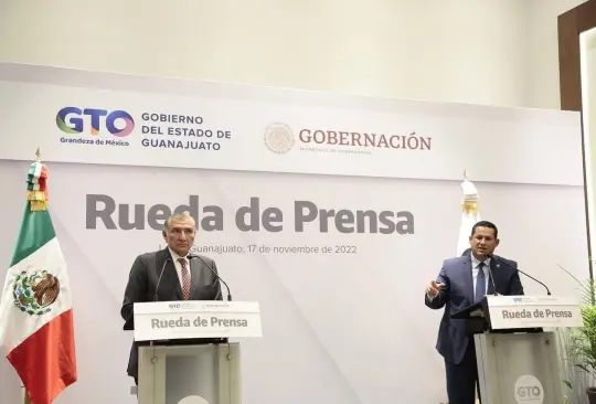 El titulad de la Segob, Adán Augusto López, ratifica instrucción presidencial de mantener el diálogo y encontrar caminos de entendimiento con el gobernador Diego Sinhue Rodríguez Vallejo.