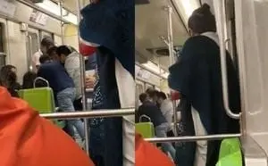 La pelea con el músico recordó a la película del Titanic Créditos: TikTok La pelea con el músico recordó a la película del Titanic Créditos: TikTok