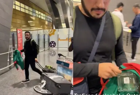 Aficionados mexicanos han presumido en redes sociales que lograron ingresar bebidas alcohólicas al aeropuerto de Qatar 