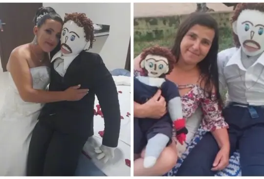 Mujer asegura que muñeco de trapo le es infiel Mujer asegura que muñeco de trapo le es infiel