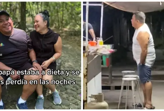 Hombre fingía que hacía dieta y se iba a cenar tacos Hombre fingía que hacía dieta y se iba a cenar tacos