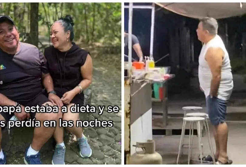 Hombre fingía que hacía dieta y se iba a cenar tacos Hombre fingía que hacía dieta y se iba a cenar tacos